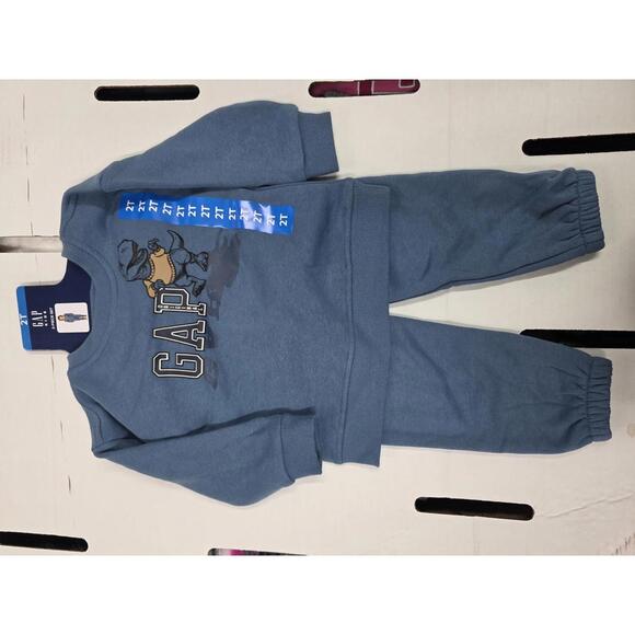 GAP Other - GAP Baby Blue Sweatshirt and Jogger Set Size 2T